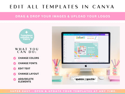 Blue Colorful Business Card Template