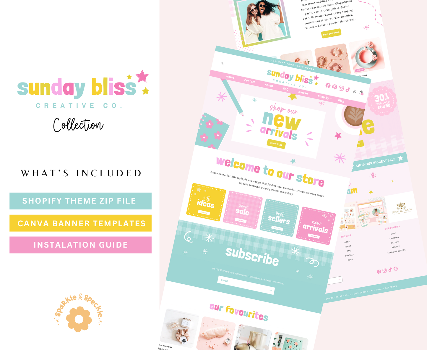 SUNDAY BLISS COLORFUL SHOPIFY THEME