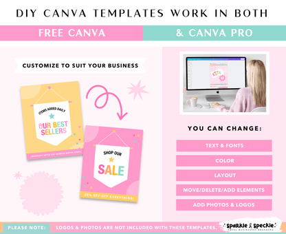 Colorful Party Shop Instagram Template Bundle