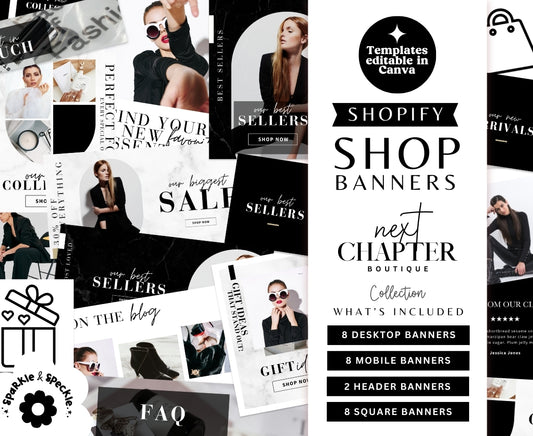 NEXT CHAPTER SHOPIFY STORE BANNERS