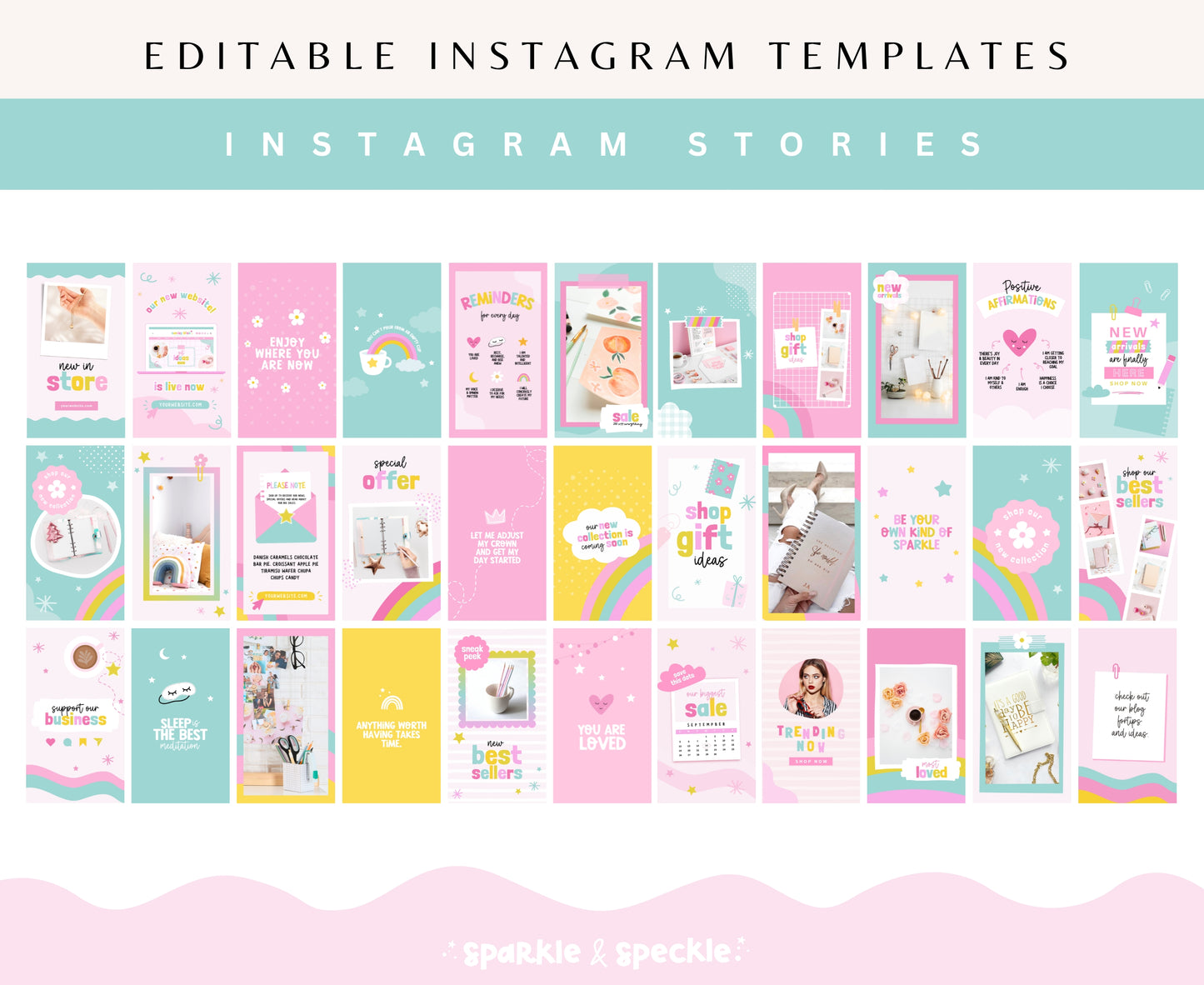 SUNDAY BLISS INSTAGRAM STORY TEMPLATES