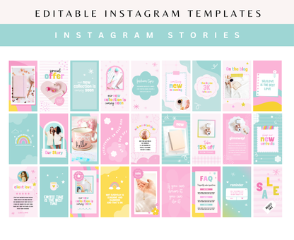 SUNDAY BLISS INSTAGRAM STORY TEMPLATES