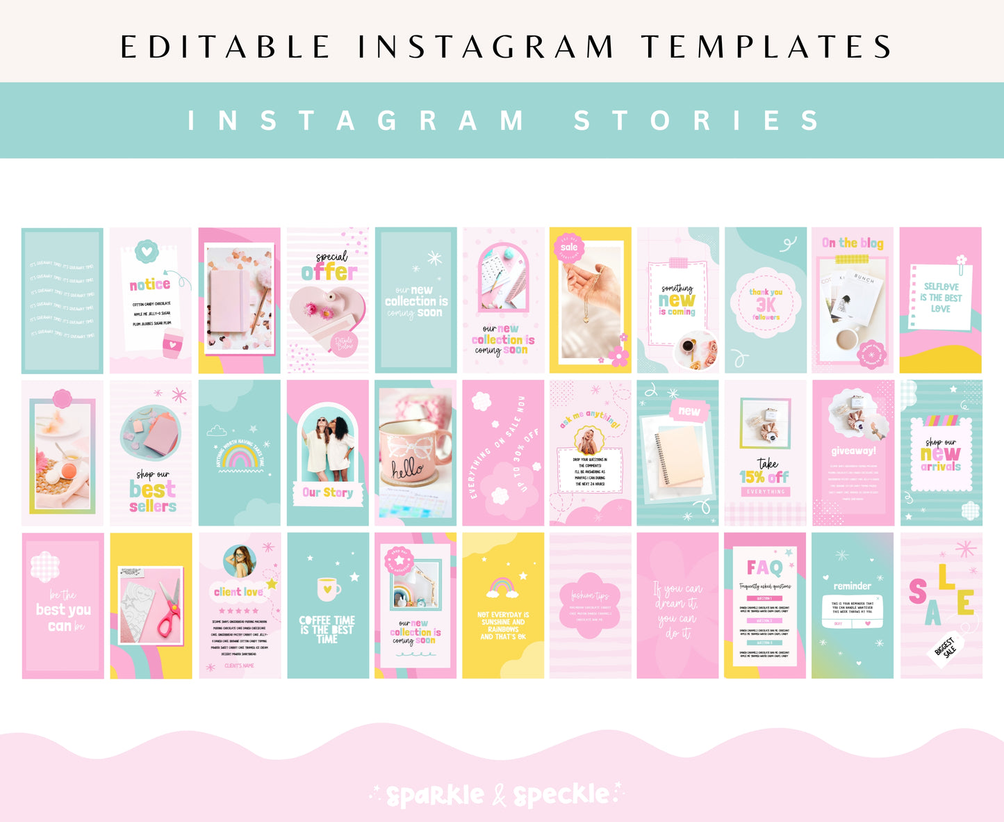 SUNDAY BLISS INSTAGRAM STORY TEMPLATES