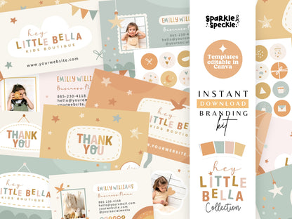 Earthy Boho Branding Kit Templates