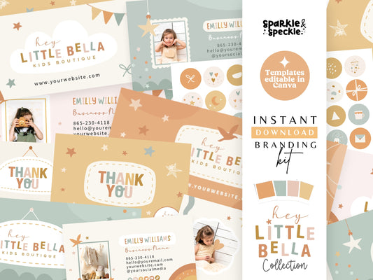 Earthy Boho Branding Kit Templates