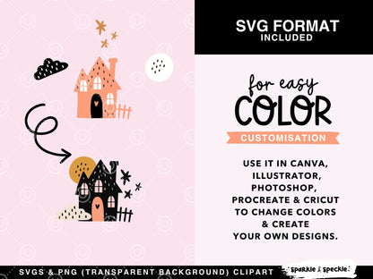 Cute Halloween Clipart Bundle