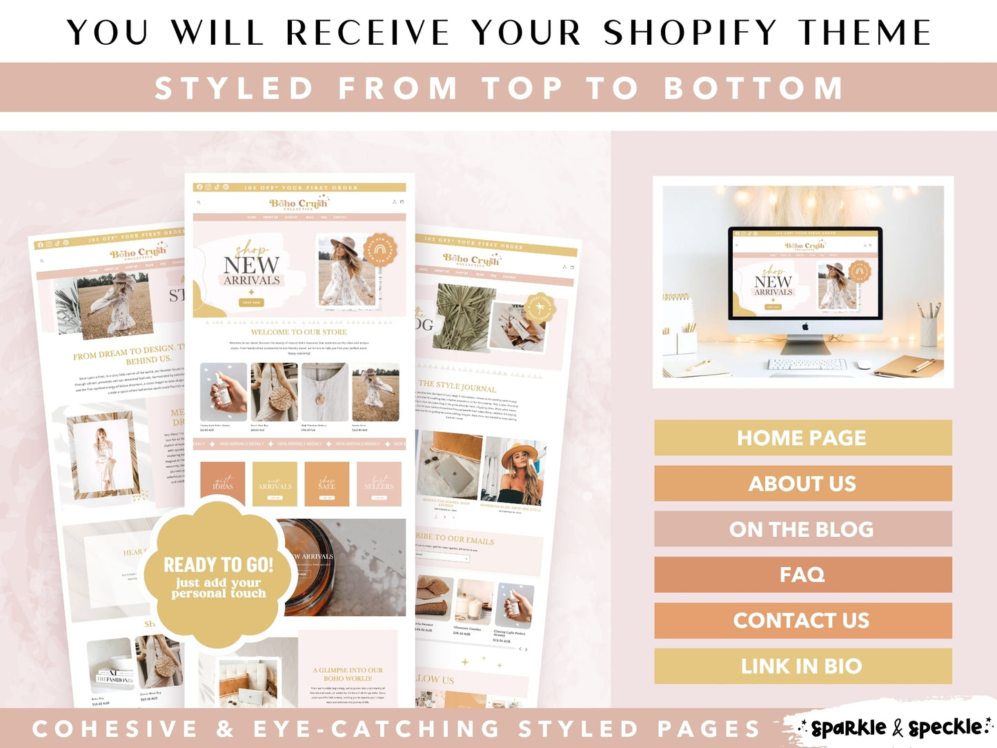 Coastal Boho Shopify Theme for Artisan & Lifestyle Brands