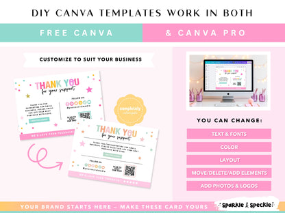 Balloon Thank You Card Template