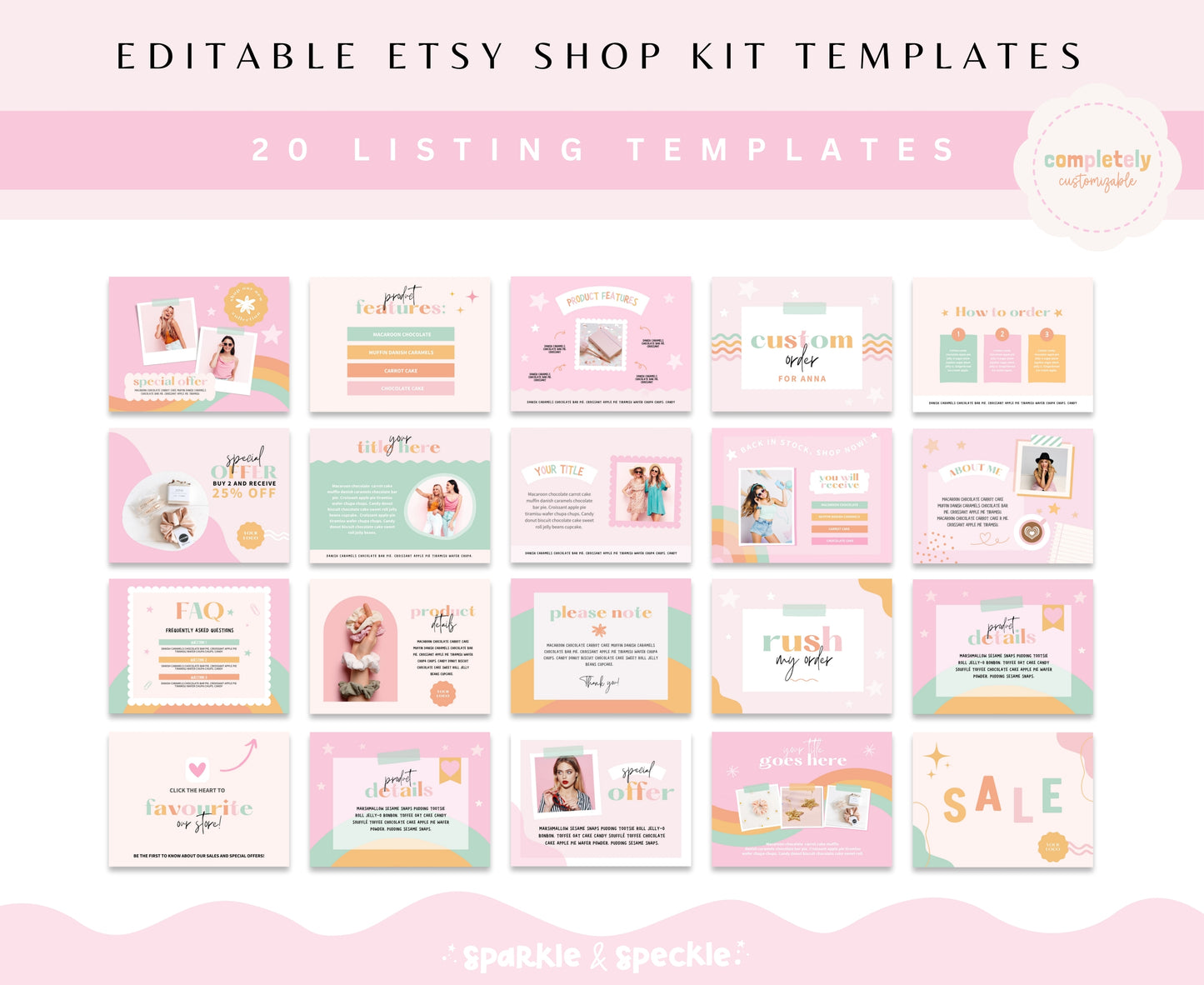 ASHLEY MONROE ETSY SHOP KIT TEMPLATES