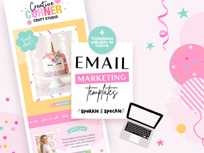 Party Shop Email Marketing Templates