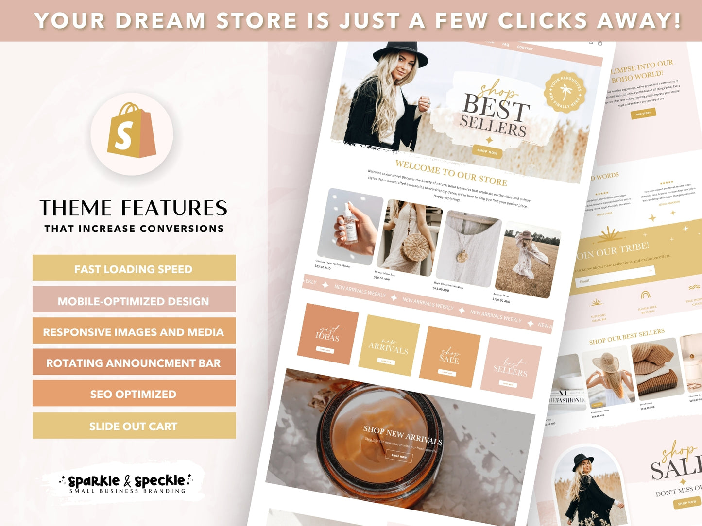 Coastal Boho Shopify Theme for Artisan & Lifestyle Brands