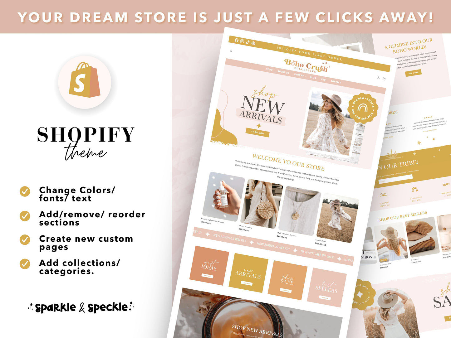 Coastal Boho Shopify Theme for Artisan & Lifestyle Brands