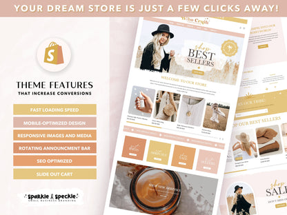Coastal Boho Shopify Theme for Artisan & Lifestyle Brands