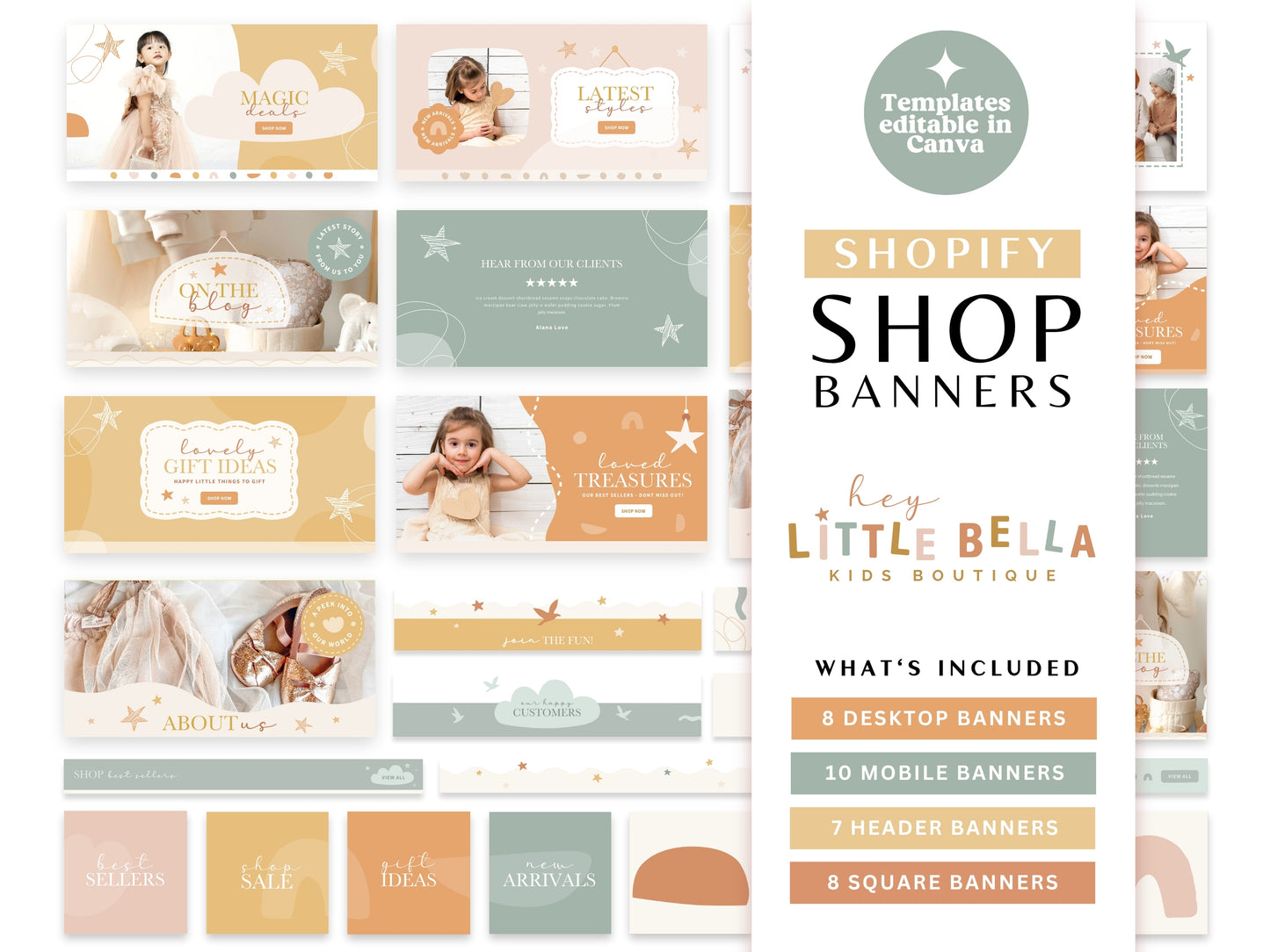 Kids Playful Boutiques Shopify Banner Templates