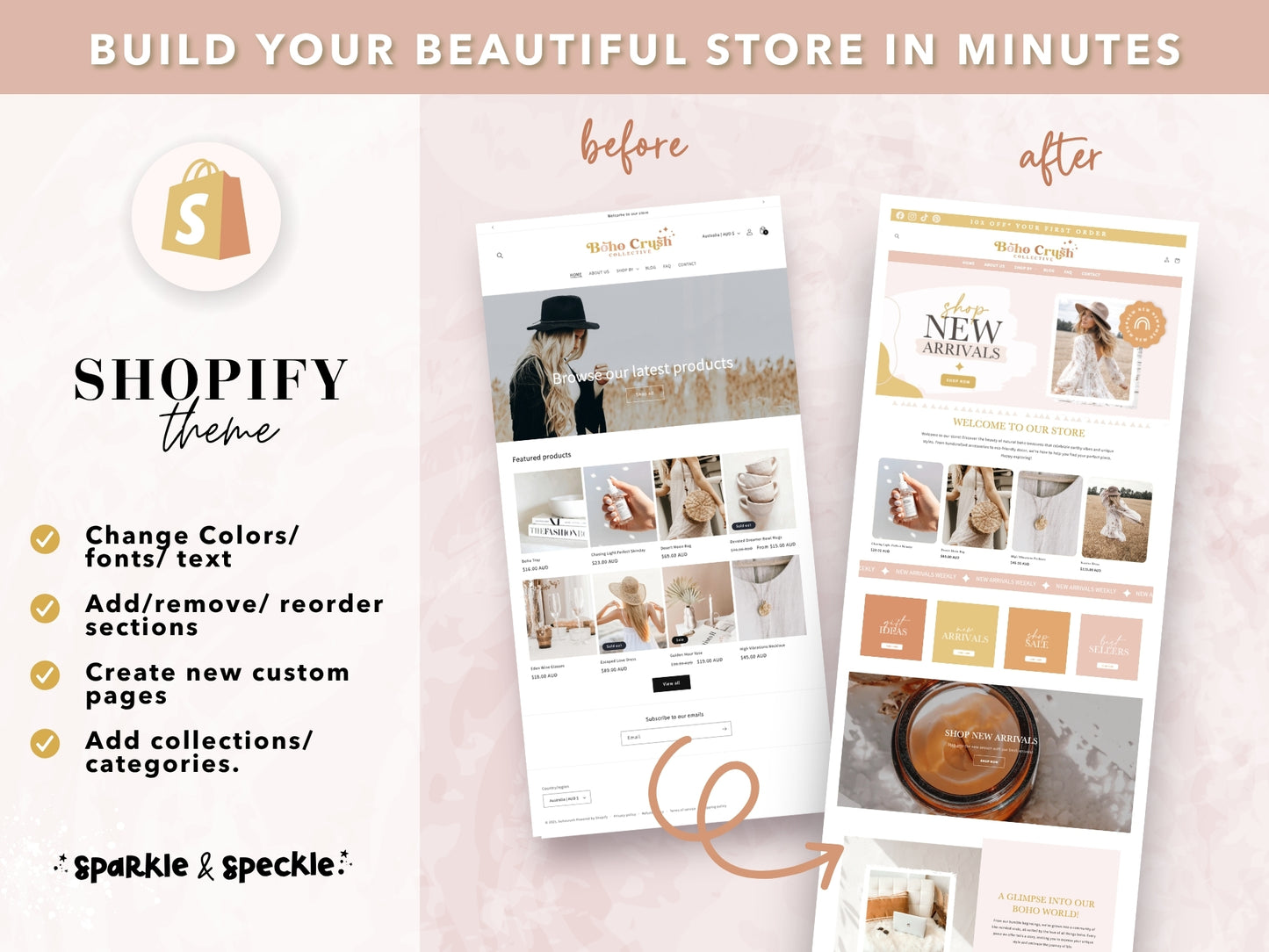 Coastal Boho Shopify Theme for Artisan & Lifestyle Brands