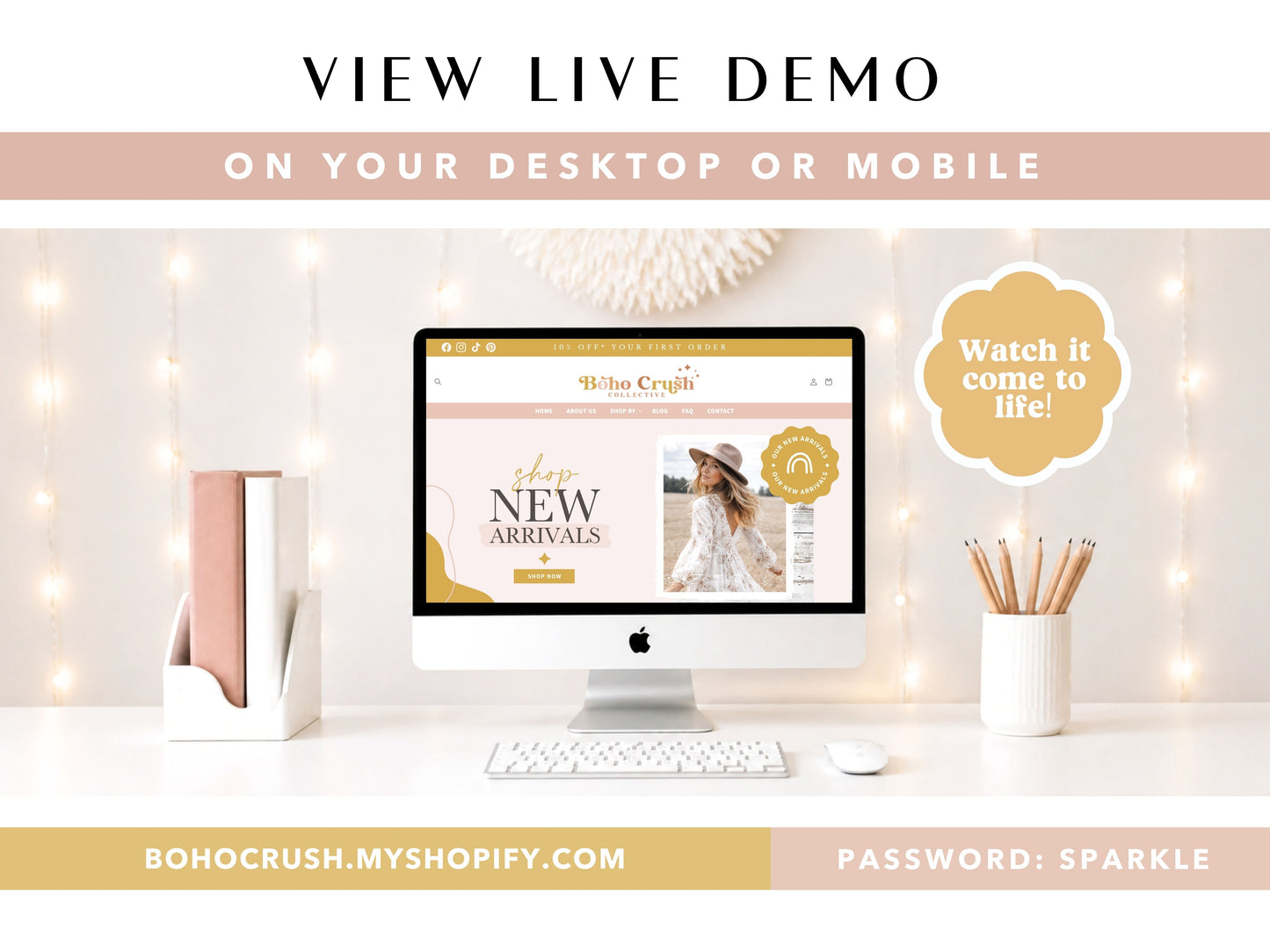 Coastal Boho Shopify Theme for Artisan & Lifestyle Brands