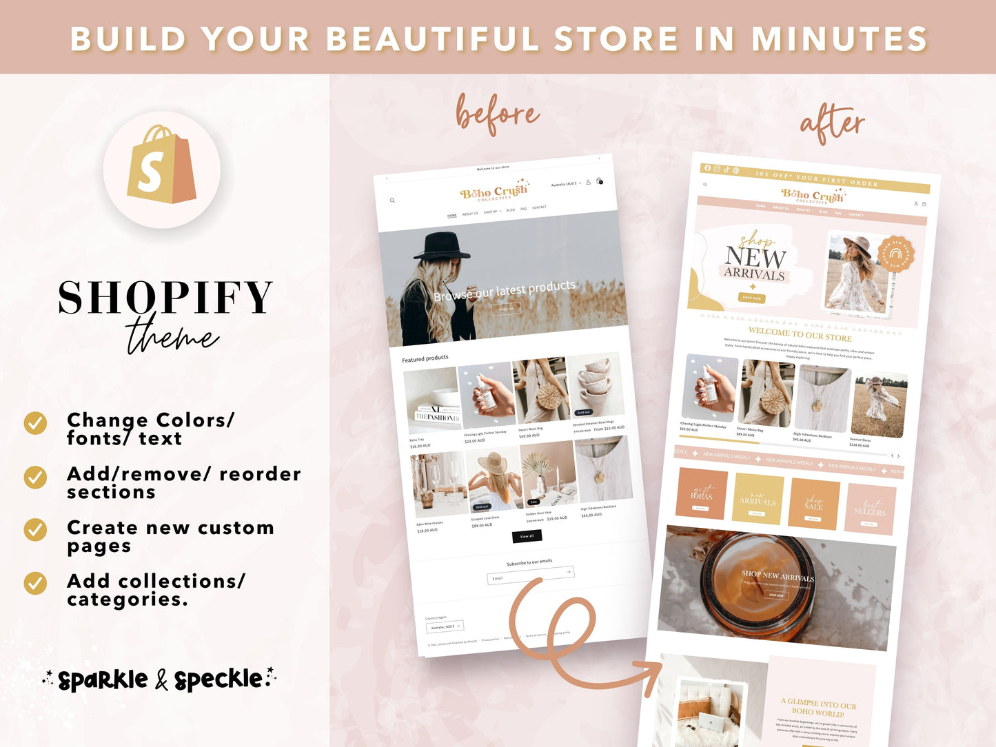 Coastal Boho Shopify Theme for Artisan & Lifestyle Brands