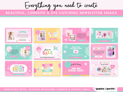 Party Shop Email Marketing Templates