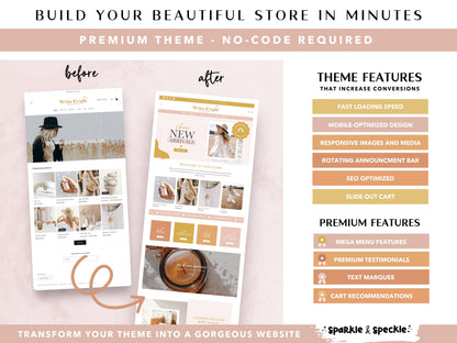 Coastal Boho Shopify Theme for Artisan & Lifestyle Brands