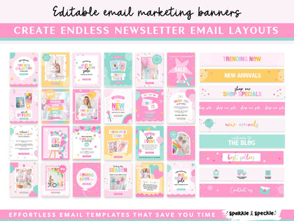 Party Shop Email Marketing Templates
