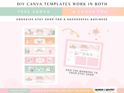 Christmas Etsy Shop Banner Templates