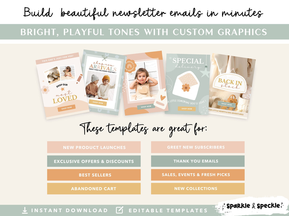 Kids Boutique Email Marketing Templates