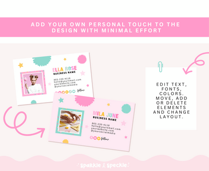 CREATIVE CORNER BUSINESS CARD TEMPLATE