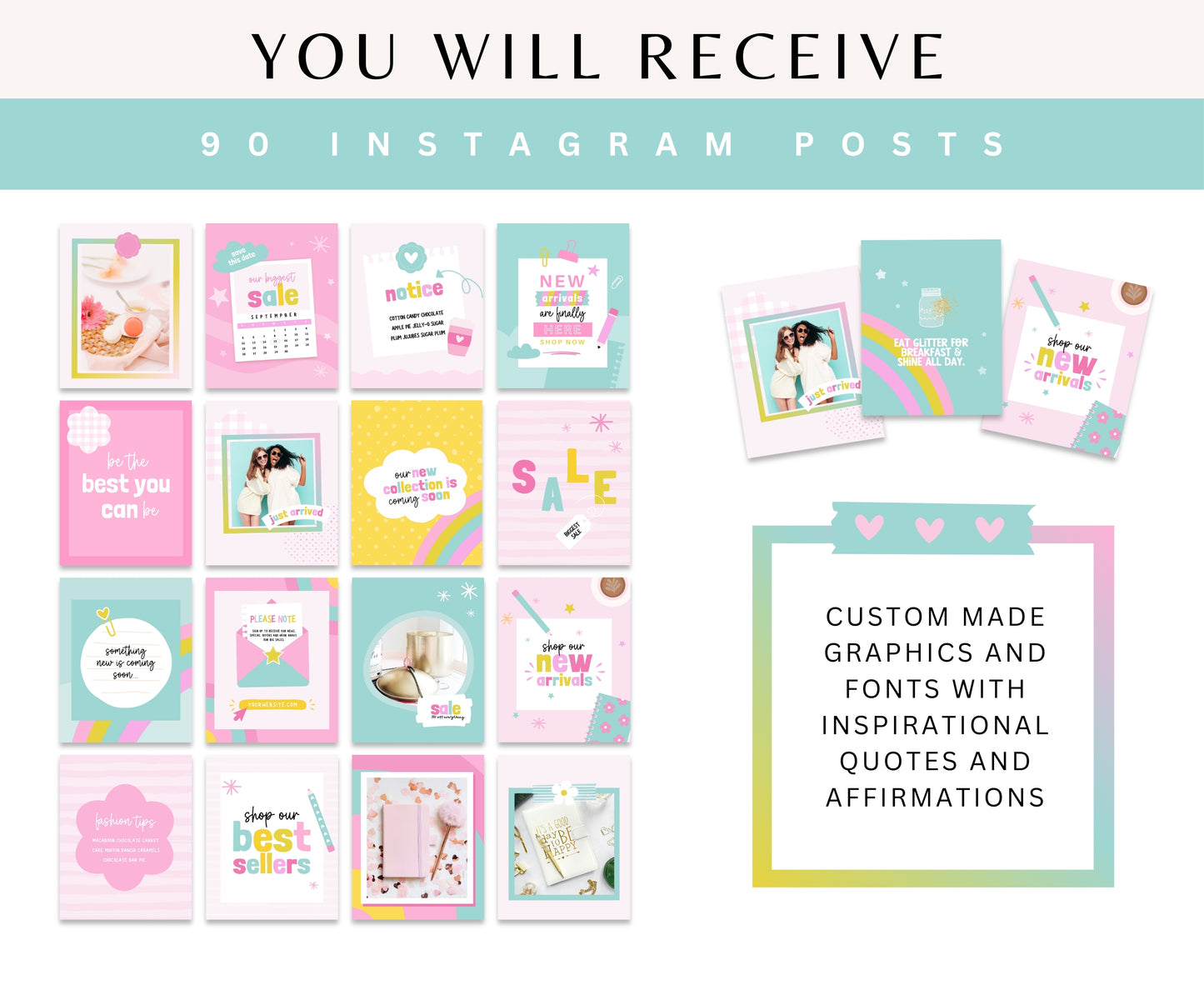 SUNDAY BLISS INSTAGRAM POSTS TEMPLATES
