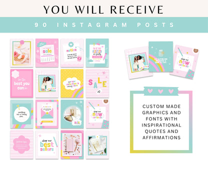 SUNDAY BLISS INSTAGRAM POSTS TEMPLATES
