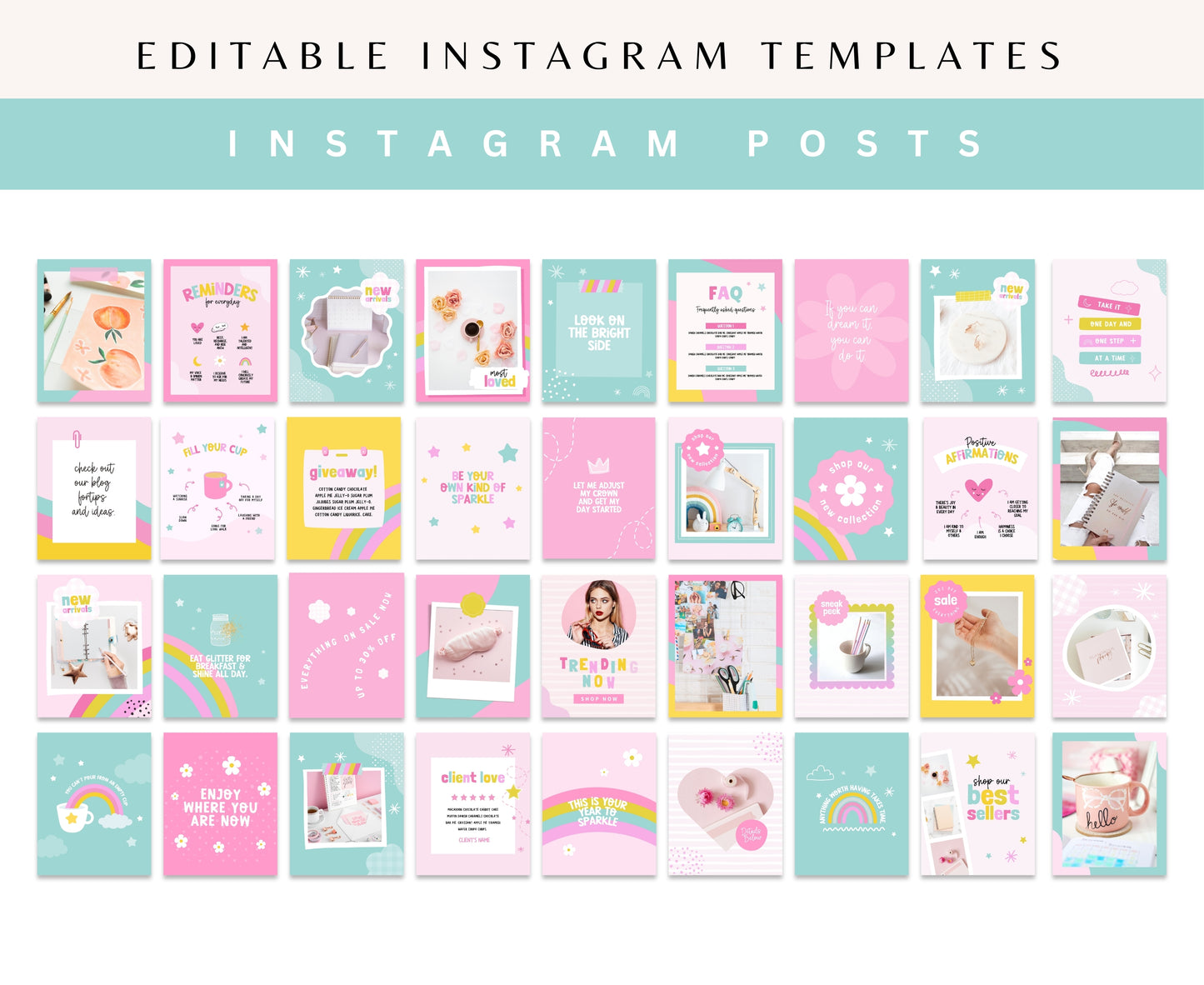 SUNDAY BLISS INSTAGRAM POSTS TEMPLATES