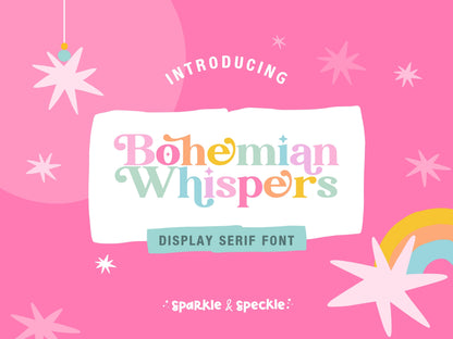 Bohemian Whispers Font – Retro Serif for Branding