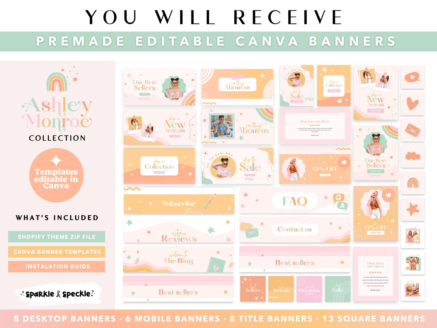 Rainbow Feminine Shopify Theme