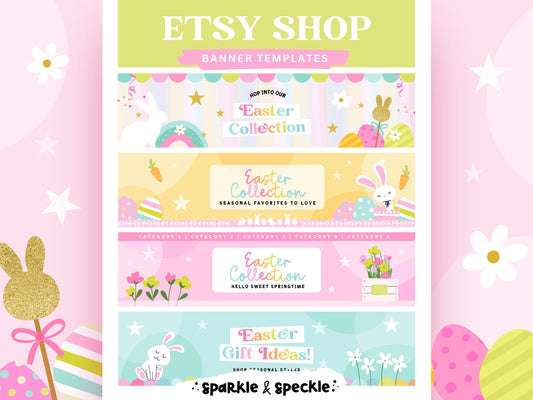 Easter Etsy Shop Banner Templates