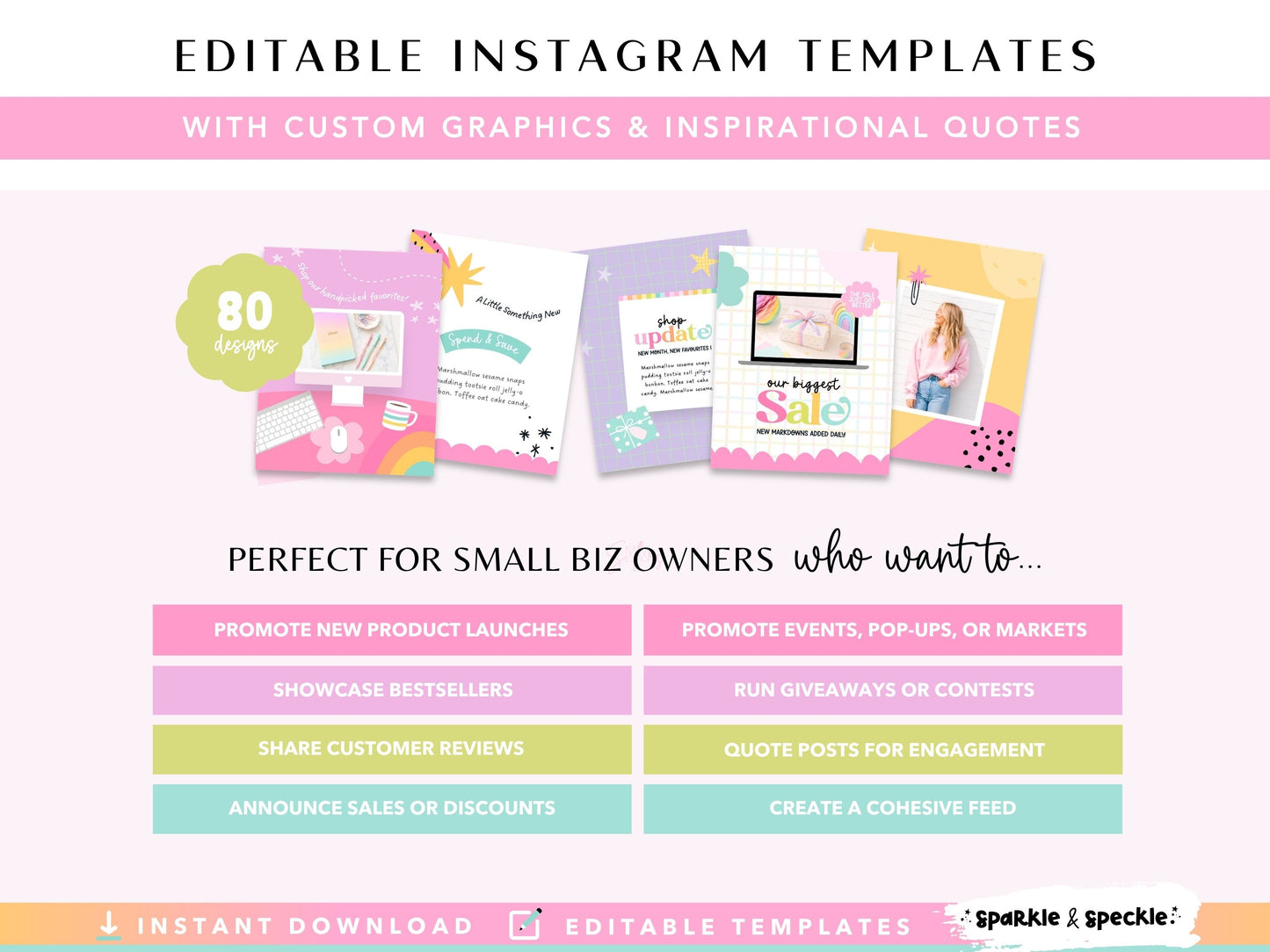Instagram Templates for Digital Products