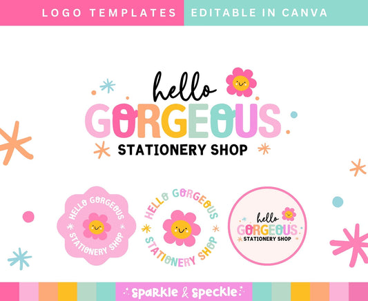 HELLO GORGEOUS LOGO TEMPLATE