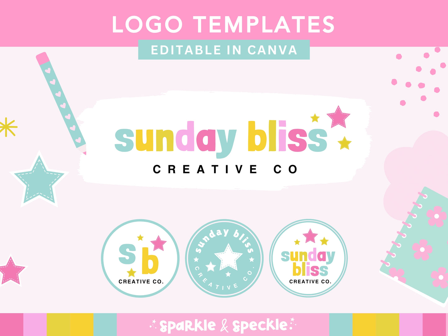 Sunday Bliss Logo Template