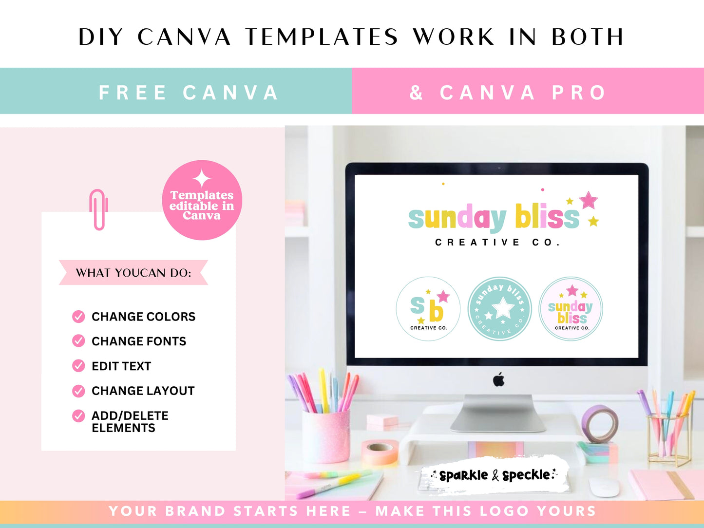 Sunday Bliss Logo Template