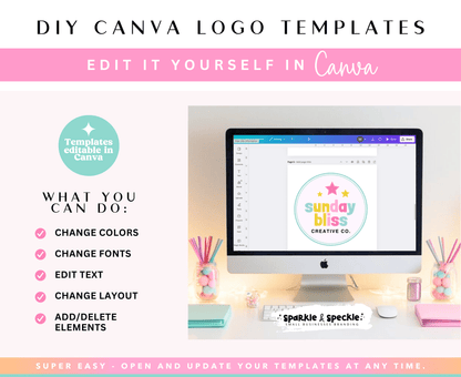 Sunday Bliss Logo Template