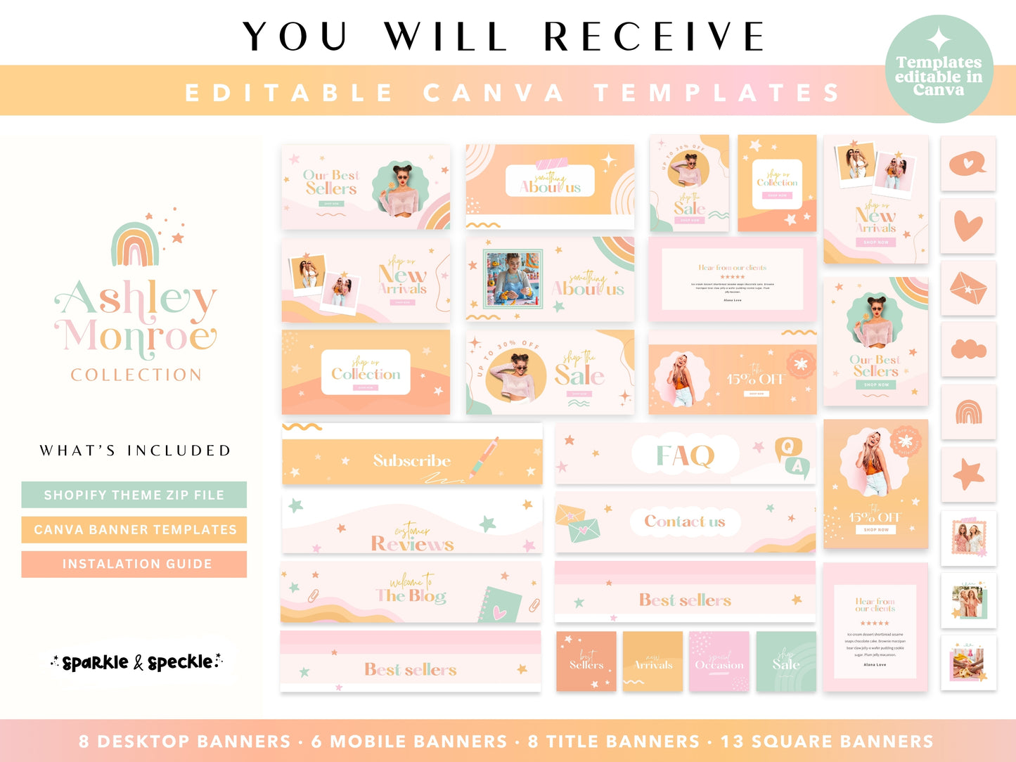 Rainbow Shopify Theme | Colorful Boutique Website Template