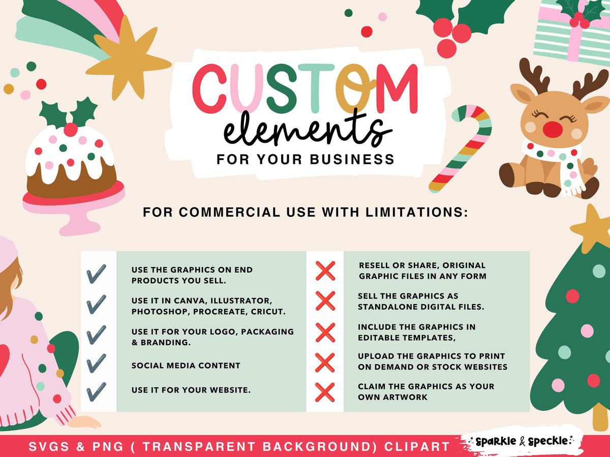 Christmas Clipart Bundle SVG & PNG