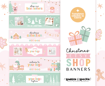 Christmas Etsy Shop Banners