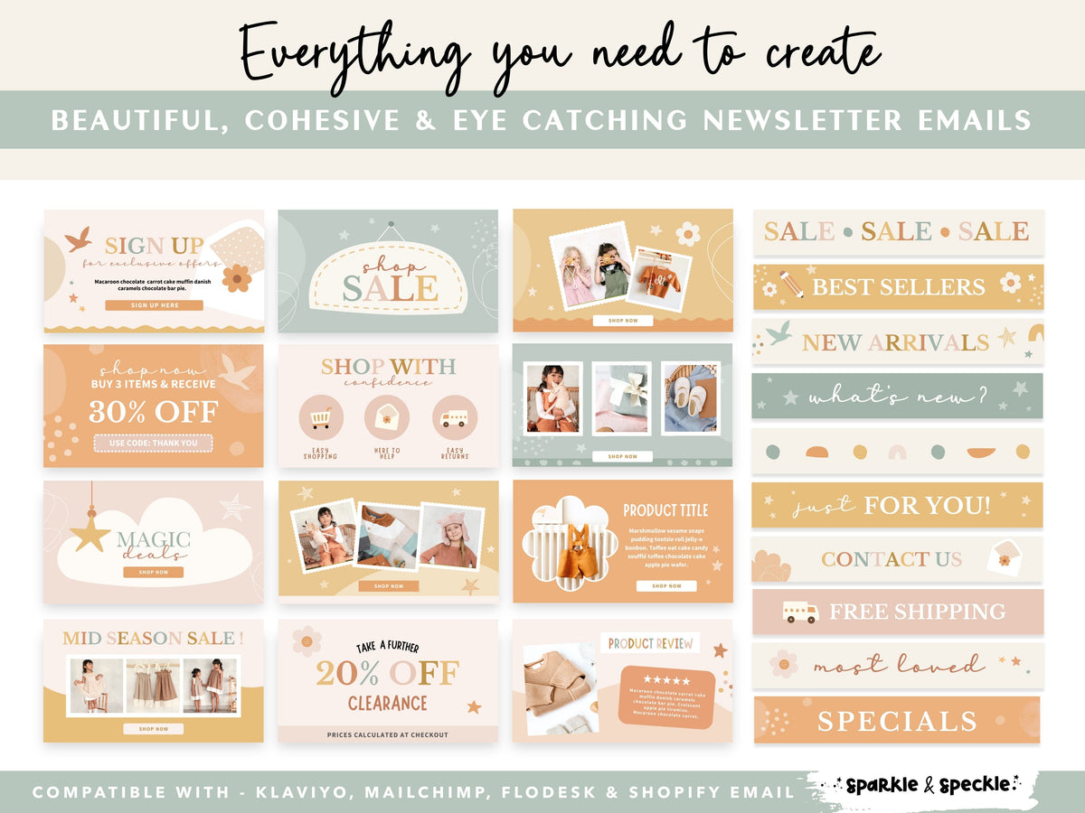 Kids Boutique Email Marketing Templates