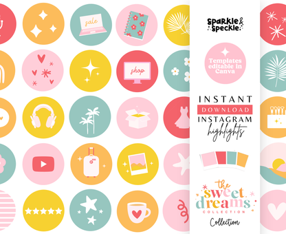 SWEET DREAMS INSTAGRAM HIGHLIGHT COVERS