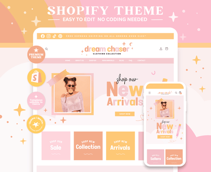 Dream Chaser Colorful Shopify Theme