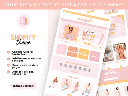 Dream Chaser Colorful Shopify Theme