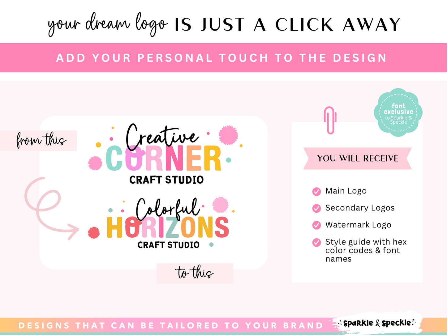 Playful Party Logo Design Template