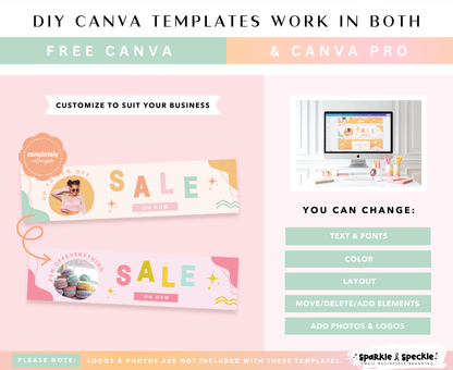 Ashley Monroe Etsy Shop Kit Templates