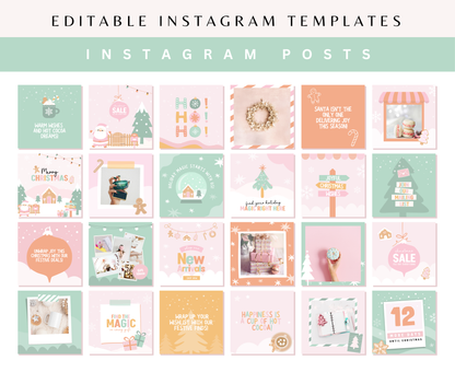 CHRISTMAS INSTAGRAM BUNDLE TEMPLATES