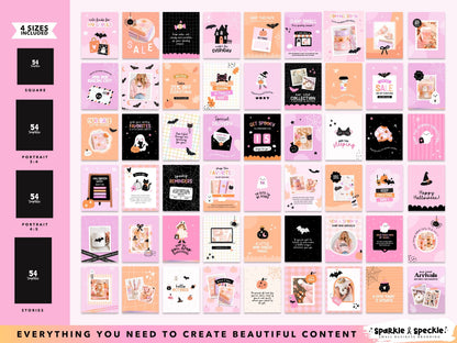 Cute Halloween Instagram Templates