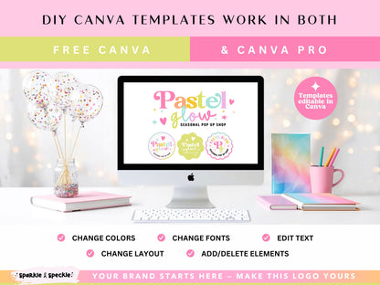 Colorful Seasonal Logo Template